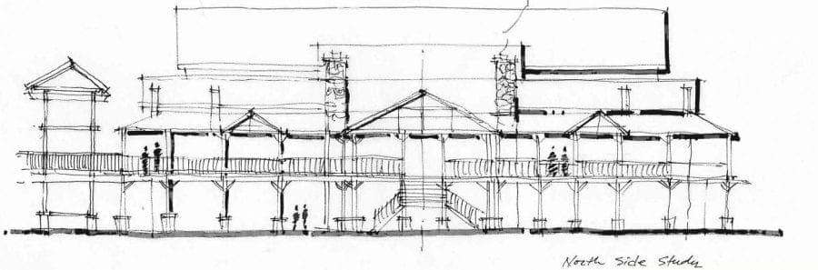 Original drawing of building