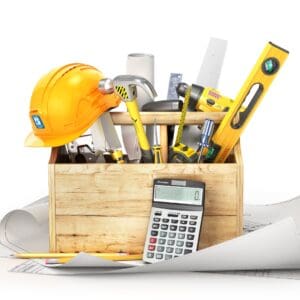construction supplies with calculator