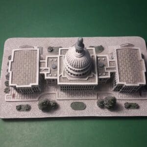 3d printed elaborate building model